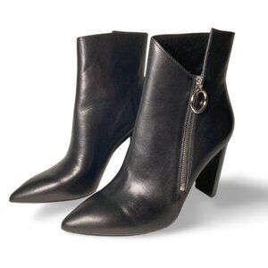 PAIGE Kate Asymmetrical Bootie In Black